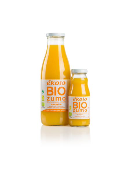 Zumo de NARANJA Ecológico 100% exprimido